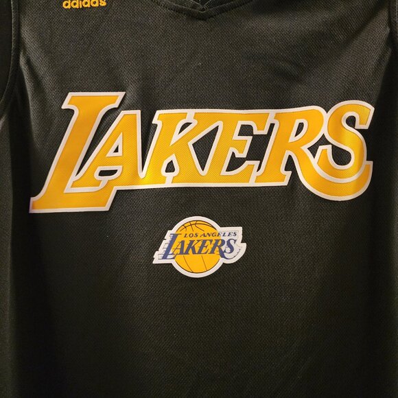 Los Angeles Lakers black Adidas size L jersey. NWT. - Picture 7 of 10